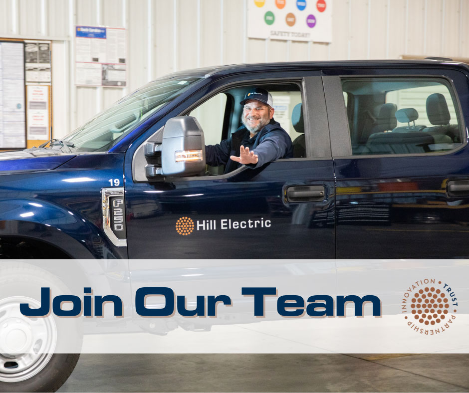 Hill Electric Is Hiring - Apply Now To Join Our Team