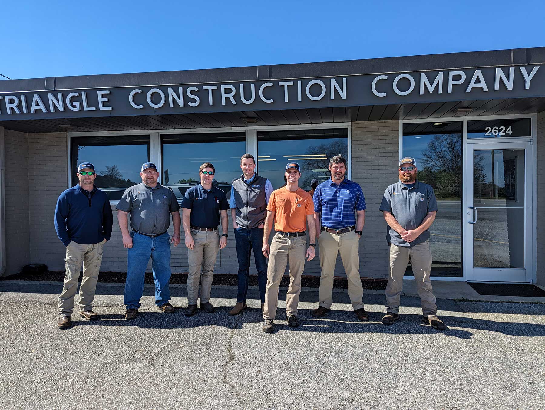 Hill Electric and Triangle Construction PIP group shot