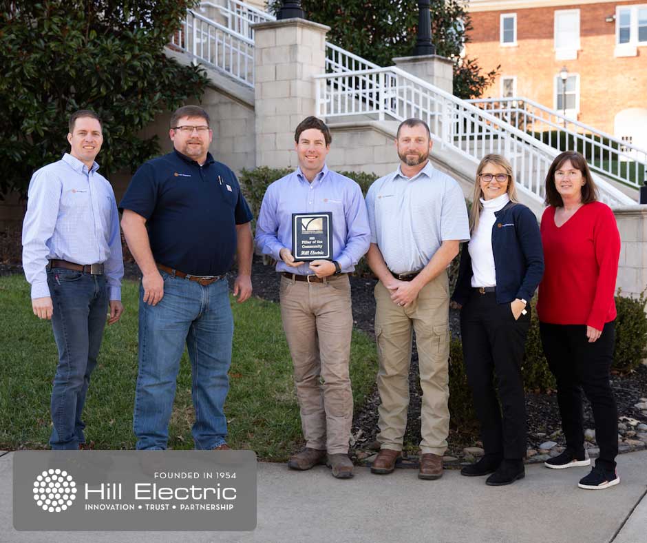Hill Electric receives Pillar of Anderson Award 2023