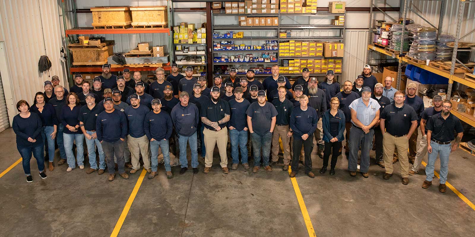 Hill Electric 70 Years and Thriving team shot