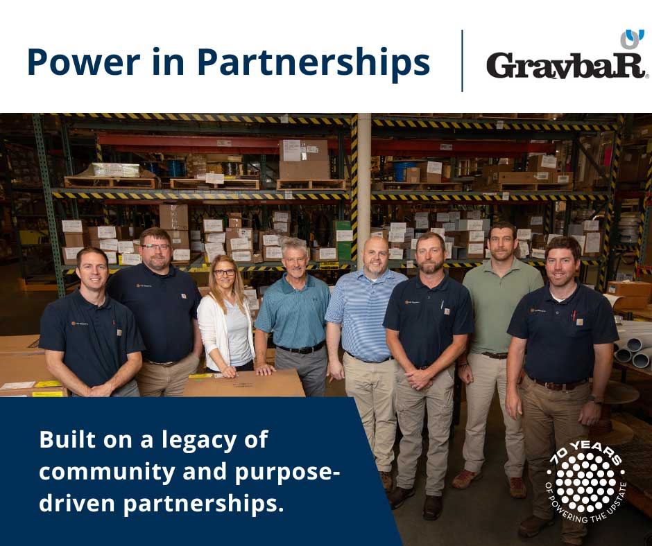 Graybar crew for Power In Partnership with Hill Electric