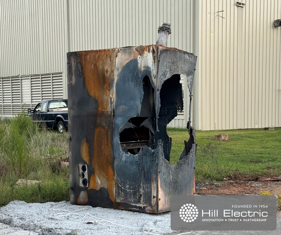 Hill Electric - Electrical failure leading to arc flash image